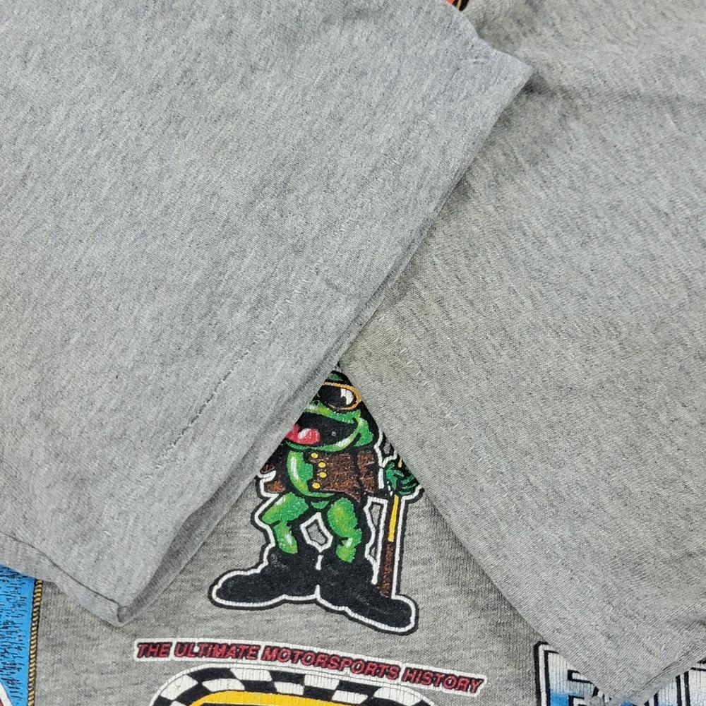 Vintage Single Stitch 2001 Daytona Beach Bike Week Bar Tour T-Shirt Gray  XL - Picture 6 of 9